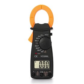 Pinça Amperimétrica Digital AC/DC 600V