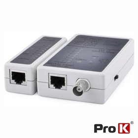 TESTADOR DE CABOS REDE  BNC/RJ45 PROK