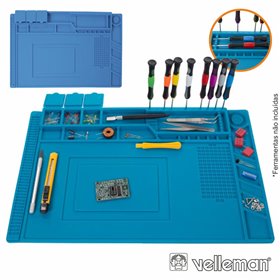 TAPETE DE SOLDAR EM SILICONE 550X350MM VELLEMAN