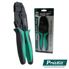 ALICATE DE CRAVAR TERMINAIS NÃO ISOLADOS 220MM PROSKIT