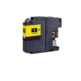 Brother LC12E Tinteiro Amarelo - Compatível