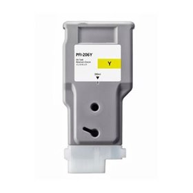 Canon PFI206 Tinteiro Amarelo Pigmentado - Compatível