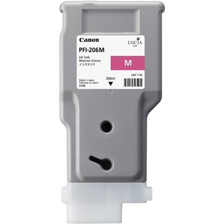 Canon PFI206 Tinteiro Magenta Pigmentado - Compatível