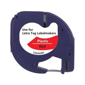 Dymo LetraTag S0721630 Cinta de Etiquetas para Rotuladora - Compatível Dymo LetraTag S0721630 Cinta de Etiquetas para Rotuladora - Compatível