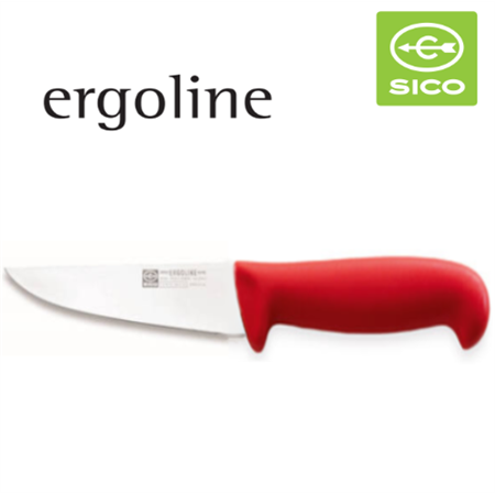 Faca para Cozinheiro Ergoline 30cm SICO Cabo Vermelho