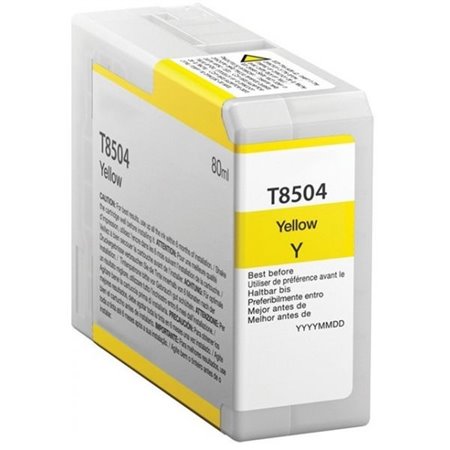 Epson T8504 Tinteiro Amarelo Pigmentado - Compatível