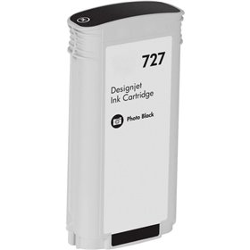 HP 727 Tinteiro Preto Photo - Compatível