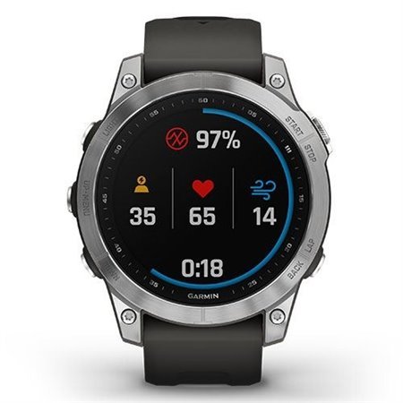 Smartwatch Garmin Fenix 7 prata/grafite