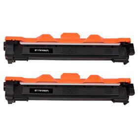 Brother TN1050-2 Toner Preto - Compatível Brother TN1050 Negro Pack de 2 Cartuchos de Toner Genericos