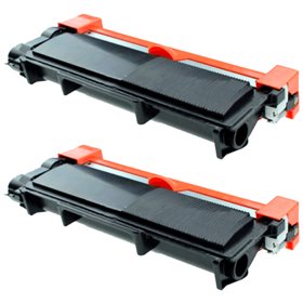 Brother TN2320-2 Toner Preto - Compatível Brother TN2320/TN2310 Negro Pack de 2 Cartuchos de Toner Genericos
