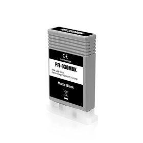 Canon PFI030MBK Tinteiro Preto - Compatível Canon PFI030 Negro Mate Cartucho de Tinta Pigmentada Generico - Reemplaza 3488C001