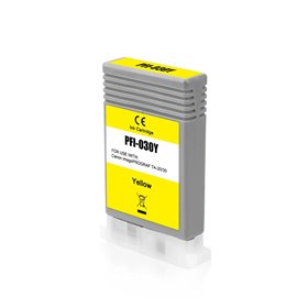 Canon PFI030YL Tinteiro Amarelo - Compatível Canon PFI030 Amarillo Cartucho de Tinta Pigmentada Generico - Reemplaza 3492C001