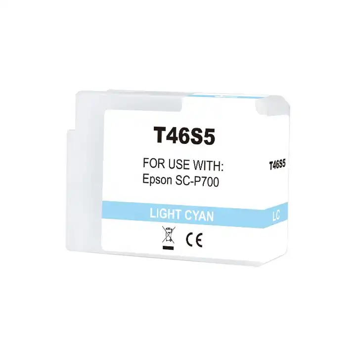 Epson T46S5 Cyan Light Cartucho de Tinta Pigmentada Generico - Reemplaza C13T46S500