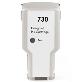HP 730GY Tinteiro Cinza - Compatível HP 730 Gris Cartucho de Tinta Generico - Reemplaza P2V72A/P2V66A
