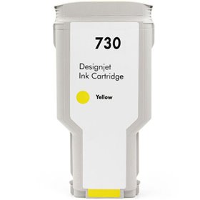 HP 730YL Tinteiro Amarelo - Compatível HP 730 Amarillo Cartucho de Tinta Generico - Reemplaza P2V70A/P2V64A
