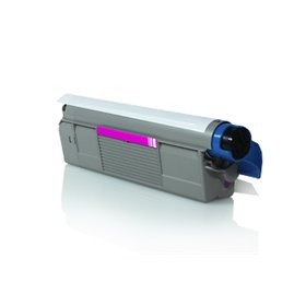 Oki OC712MG Toner Magenta - Compatível OKI C712 Magenta Cartucho de Toner Generico - Reemplaza 46507614