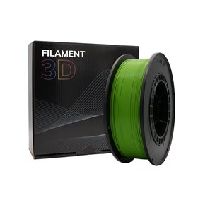 Filamento 3D PLA - Diametro 1.75mm - Bobina 1kg - Color Verde Manzana