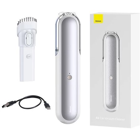 Aspirador Portátil S/ Saco 30W Branco Baseus