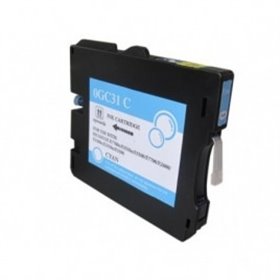 Ricoh GC31C Tinteiro Cyan de Sublimação - Compatível Ricoh GC31C Tinteiro Cyan de Sublimação - Compatível
