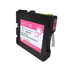 Ricoh GC31M Tinteiro Magenta de Sublimação - Compatível Ricoh GC31M Tinteiro Magenta de Sublimação - Compatível
