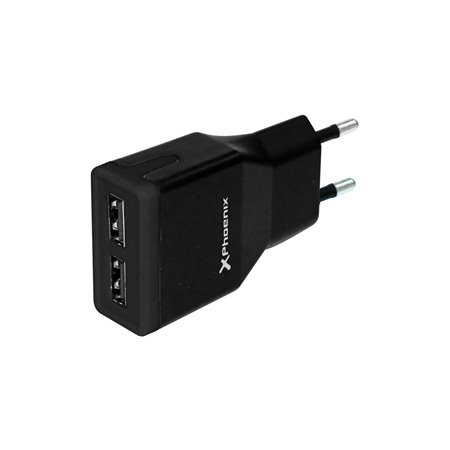 Carregador USB 5v 2 saídas 2a com cabo micro usb