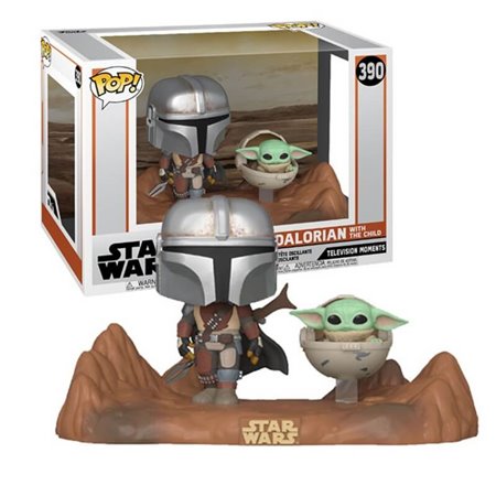 Funko Pop Star Wars O Mandaloriano O Mandaloriano e Baby Yoda