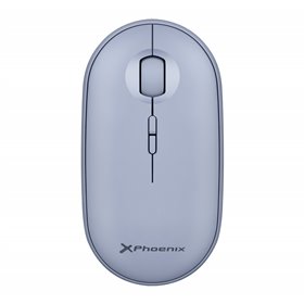 Phoenix Rebble Bluetooth ou 24Ghz Wireless Mouse com receptor USB Silent Click para Laptop Notebook PC Chomebook Mac