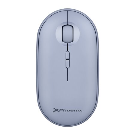 Phoenix Rebble Bluetooth ou 24Ghz Wireless Mouse com receptor USB Silent Click para Laptop Notebook PC Chomebook Mac