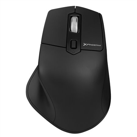 Mouse óptico mouse phoenix ergo m2 sem fio sem fio bluetooth modo duplo até 2400 dpi cliques silenciosos