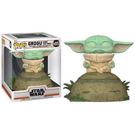 Funko Pop Deluxe Star Wars O Mandaloriano A Criança Usando a Força (Sfx) 58390