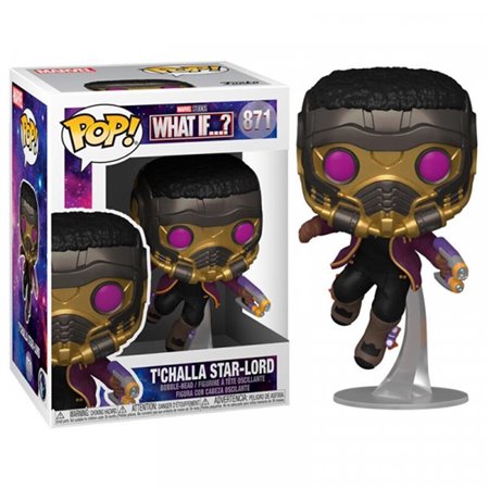 Funko Pop Marvel E se Tchalla Star Lord 55812