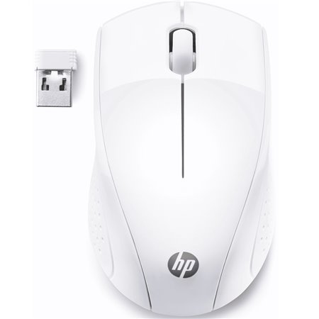 Mouse mouse hp óptico sem fio inalambrico 220 - até 1600dpi - branco como a neve