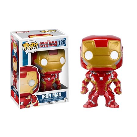 Funko Pop Marvel Capitão América Guerra Civil Homem de Ferro 7224