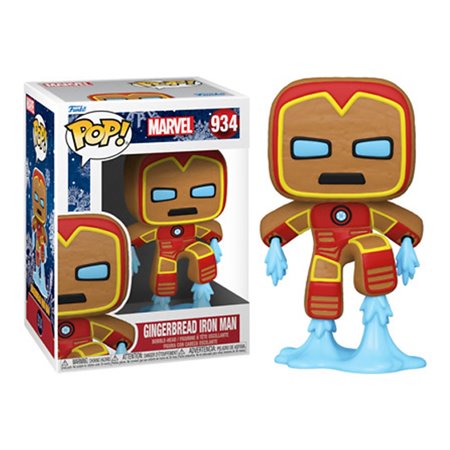 Funko Pop Marvel Natal Biscoito de Gengibre Homem de Ferro 50658