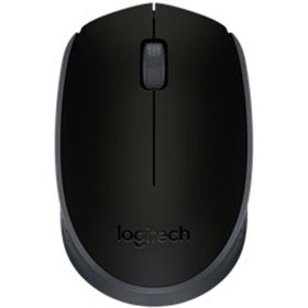 Mouse logitech m171 óptico sem fio sem fio preto