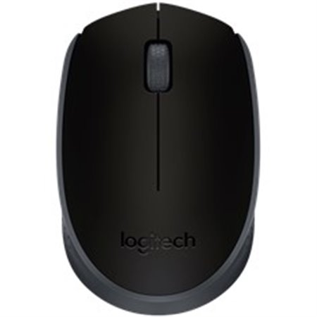 Mouse logitech m171 óptico sem fio sem fio preto