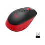 Mouse mouse logitech m190 tamanho grande sem fio óptico sem fio vermelho