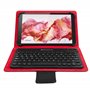 Phoenix slim case para tablet até 10 polegadas teclado bluetooth universal