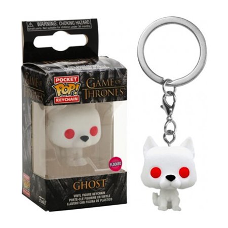 Funko pop chaveiro jogo dos tronos fantasma veludo flocado edição especial 45044