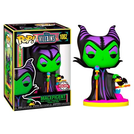 Funko Pop Disney Villains Maleficent Edição Especial Brilhante 60396