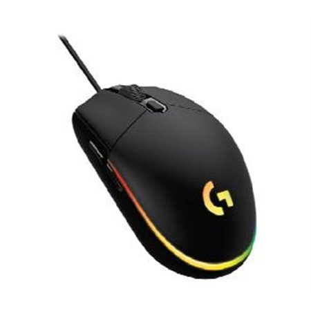 Mouse mouse logitech g203 lightsync black gaming 8.000 dpi 6 botões