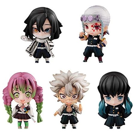 Pack 5 figuras megahouse demon slayer kimetsu no yaiba sailor tanjiro & the hashira set b