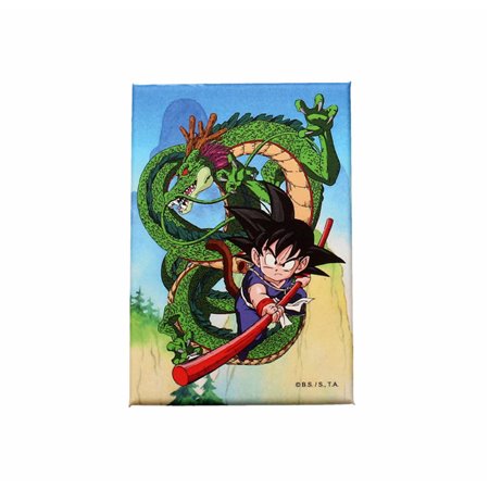 Magnet sd brinquedos dragon ball shenron e goku