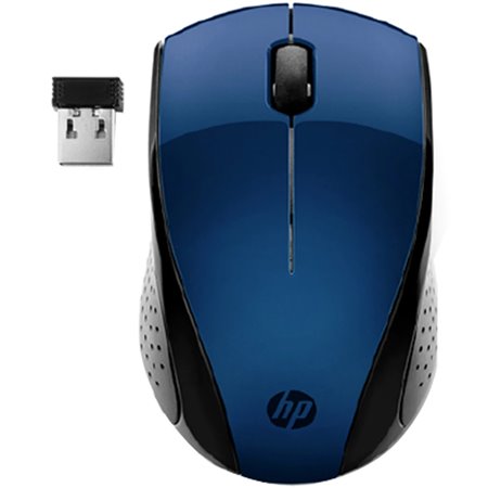 Mouse mouse hp óptico sem fio sem fio 220 azul