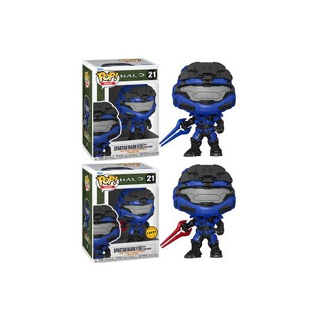 Funko Pop Videogames Halo Infinite Mark V [B] com espada azul com opção Chase 59336