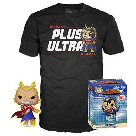 Op & Tee My Hero Academia All Might Funko + Camiseta Tamanho L Ut - 56664L