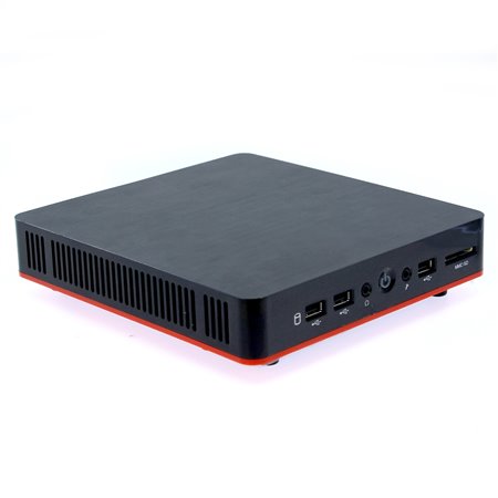 Mini case computador phoenix thin mini itx 1 litro 50x187x207mm. desktop oem 3 x usb 2.0 sd inclui suporte vesa para pendurar no