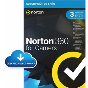 Antivirus norton 360 para gamers 50gb espanhol 1 usuário 3 dispositivos 1 ano esd electronica drmkey