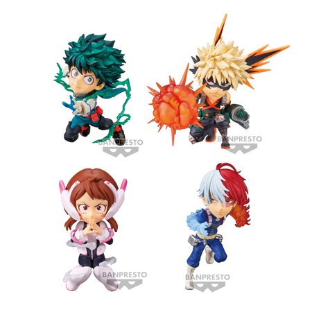 Figura banpresto my hero academia world figura colecionável 12 unidades