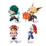 Figura banpresto my hero academia world figura colecionável 12 unidades